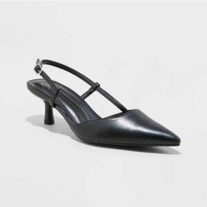 a new day Classic Black Pointed Heels